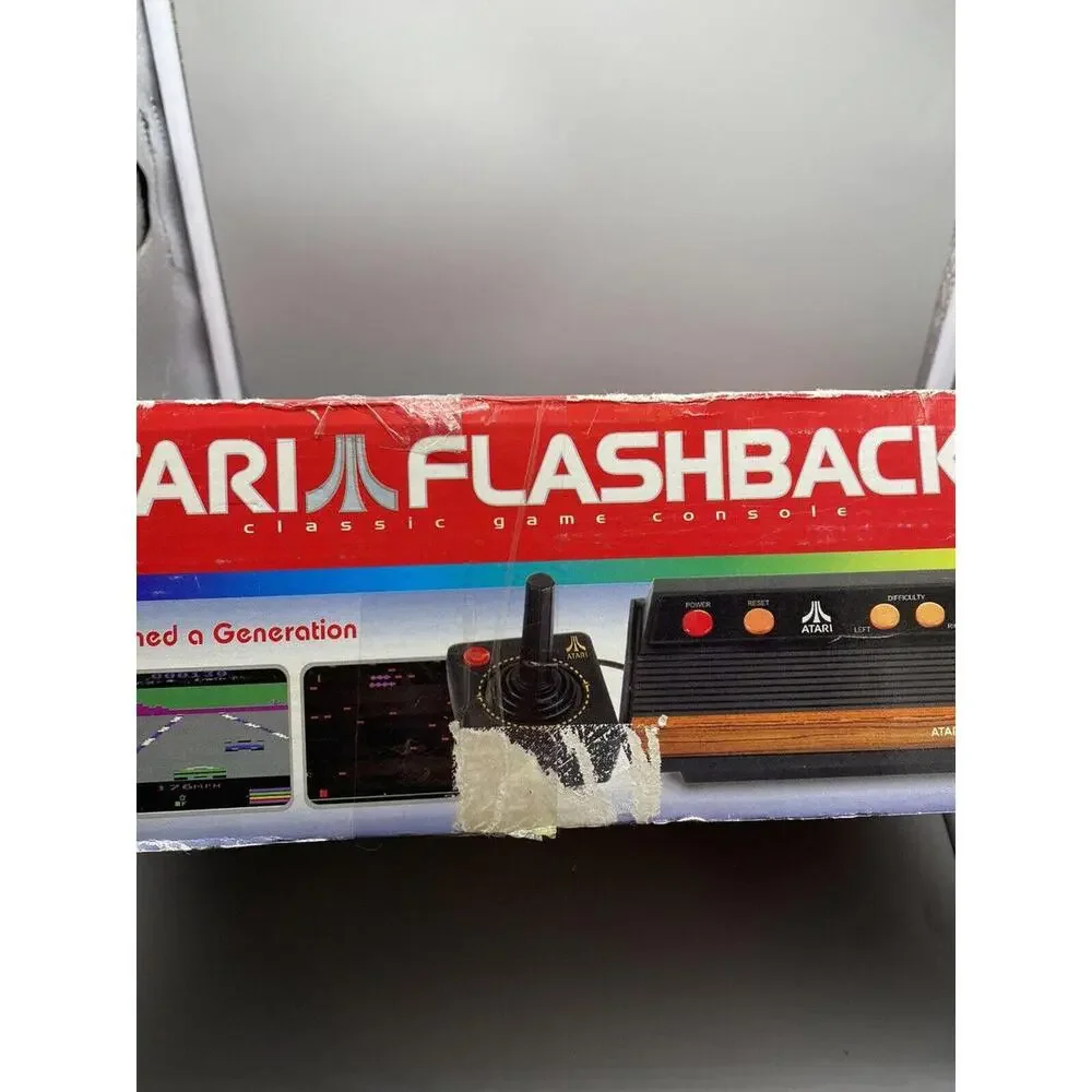 Atari Flashback 2 Black Plug&Play TV Game In Original Box Complete